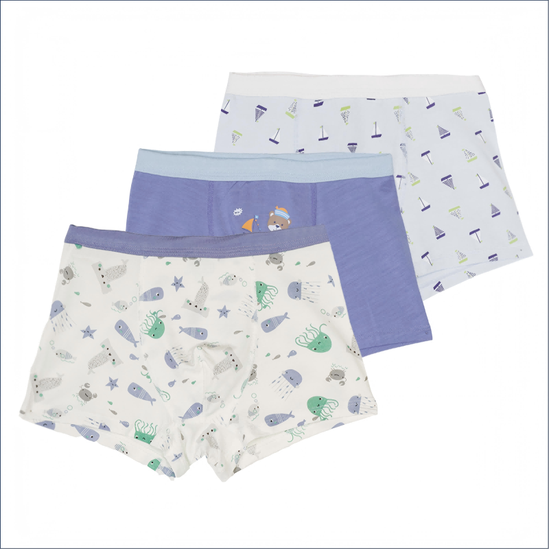 Boys' printed boxer briefs
