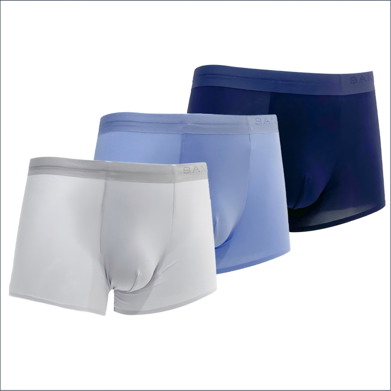 Bamboo Forest Seamless Lightweight Men's Boxer Briefs