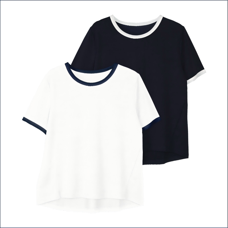 Yongzhu women's round neck short sleeves