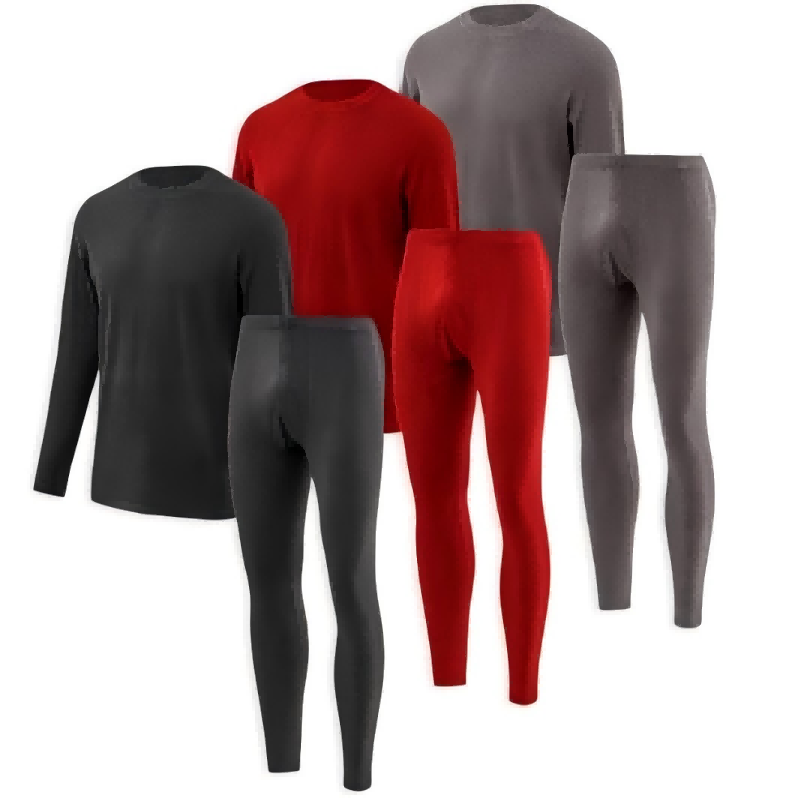 Men's round neck warm suit