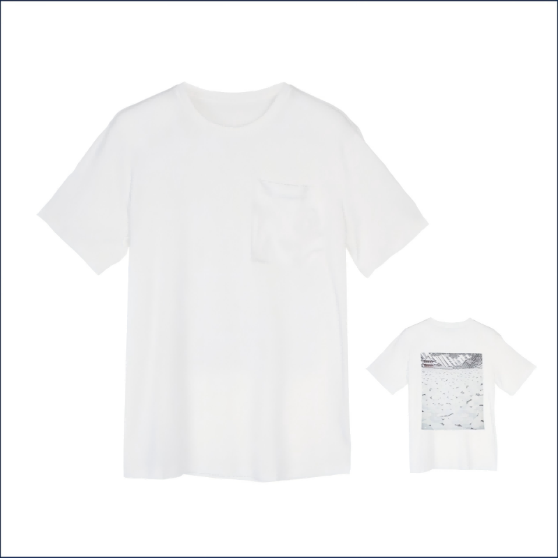 Men's crew neck pocket short sleeve T-shirt
