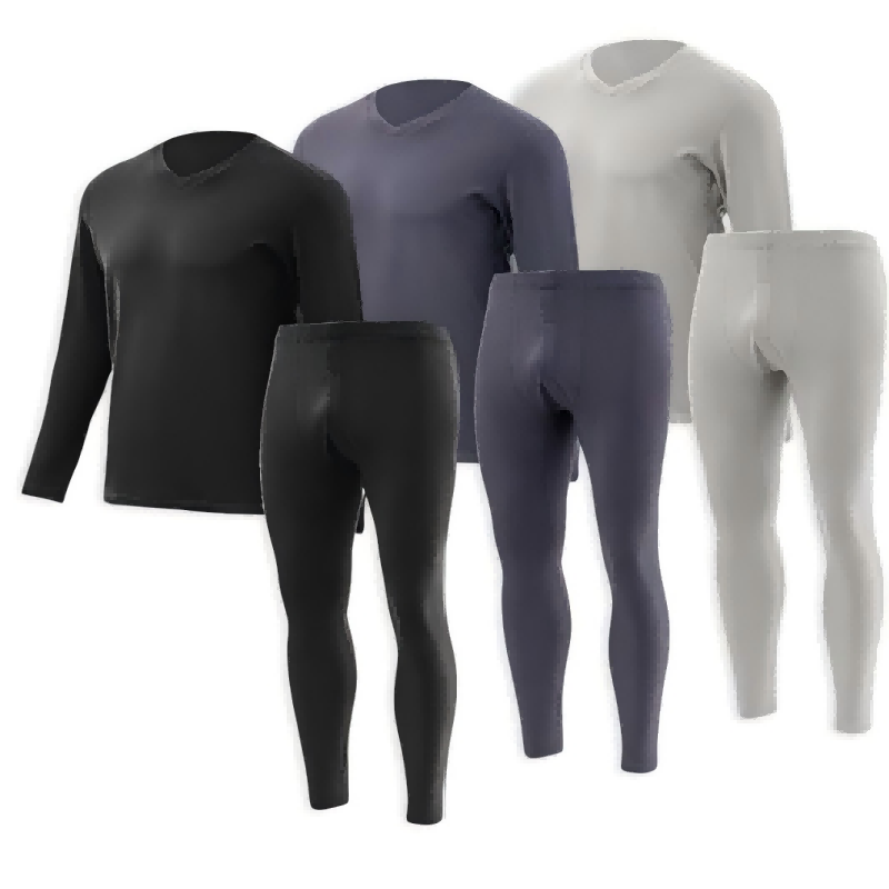 Men's round neck warm suit