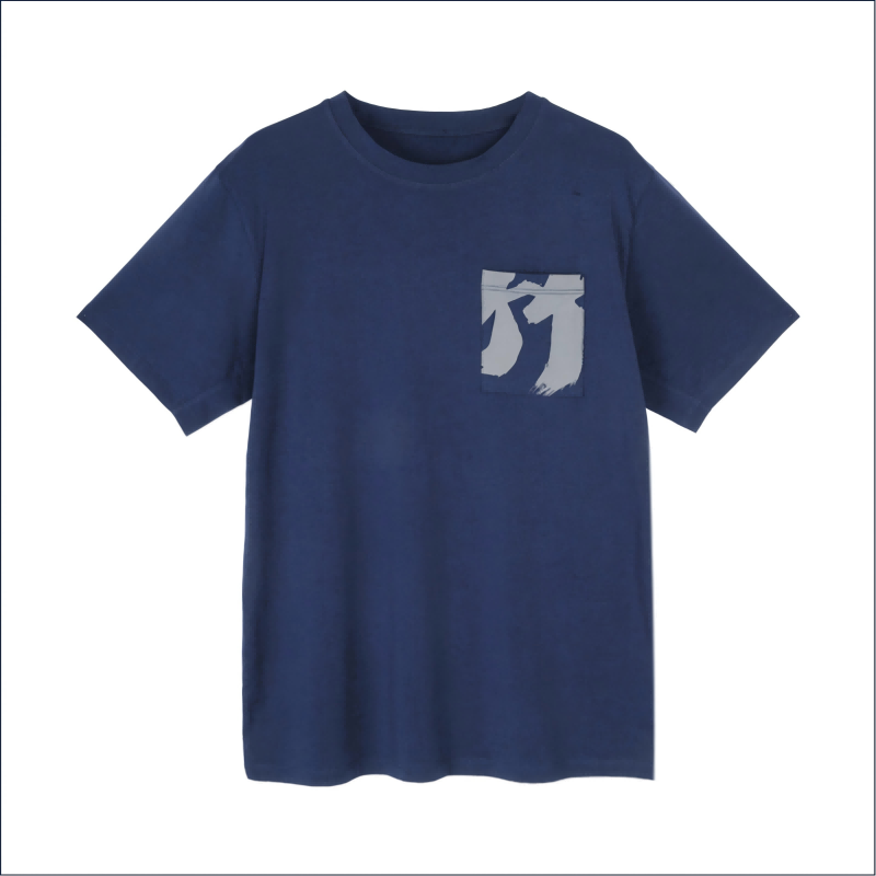 Men's round neck Chinese trend short-sleeved T-shirt
